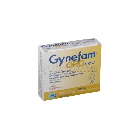 Gynefam Oro Integratore per Gravidanza 28 Bustine Orosolubili Gynefam Oro Integratore per Gravidanza 28 Bustine Orosolubili