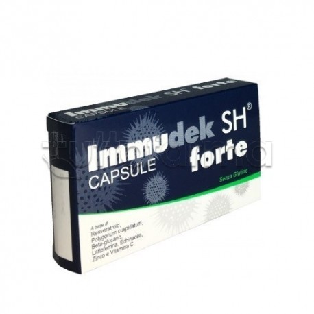 Shedir Immudek Forte Integratore per  Influenza e Tosse 15 Capsule