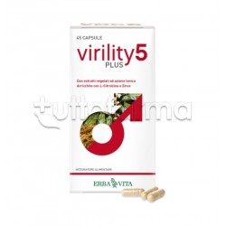 Erba Vita Virility 5 Integratore per Virilità e Impotenza 60 Capsule