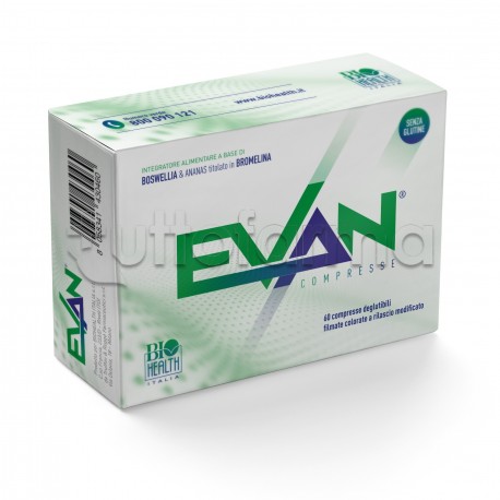 Evan Integratore Antinfiammatorio e Drenante Naturale 60 Compresse