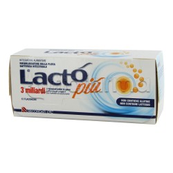 confezione Lacto Più Integratore Fermenti Lattici 3 Miliardi 12 Flaconcini confezione Lacto Più Integratore Fermenti Lattici 3 Miliardi 12 Flaconcini
