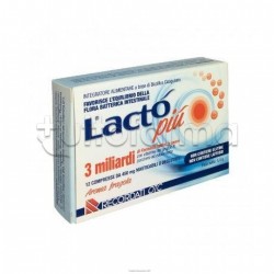 confezione Lacto Più Integratore Fermenti Lattici 3 Miliardi 12 Compresse confezione Lacto Più Integratore Fermenti Lattici 3 Miliardi 12 Compresse
