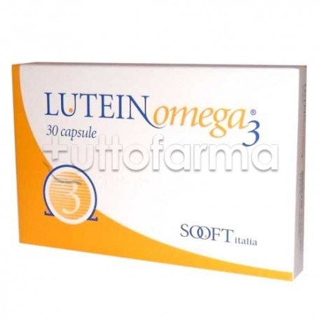 Lutein Omega 3 Integratore per Cuore e Circolazione 30 Capsule
