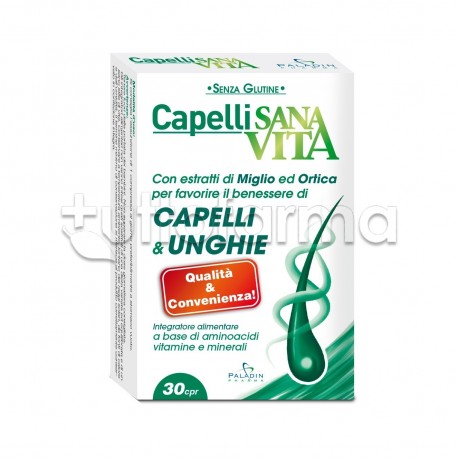 Sanavita Capelli Integratore per Capelli 30 Compresse