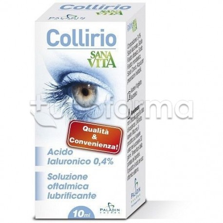 Sanavita Collirio Sodio Ialuronato 0,4% 10ml