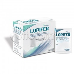 Lopifer Integratore di Ferro per Carenza e Stanchezza 20 Bustine