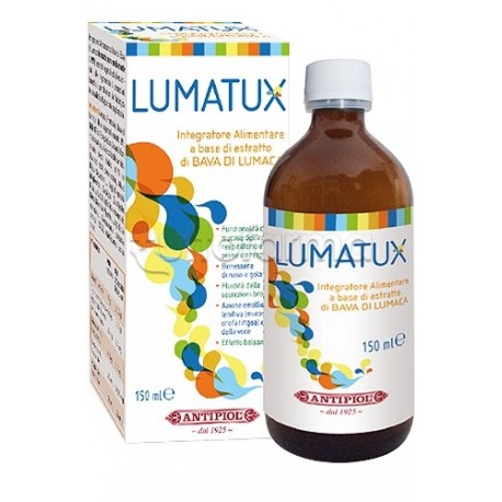 Lumatux Sciroppo con Bava di Lumaca per Tosse e Catarro 150ml - TuttoFarma