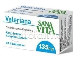 Sanavita Valeriana Integratore per Rilassarsi 30 Compresse