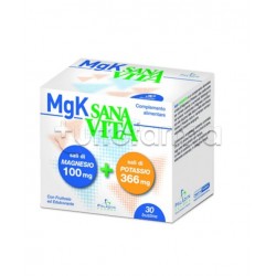 Sanavita MGK Integratore di Magnesio e Potassio 30 Buste