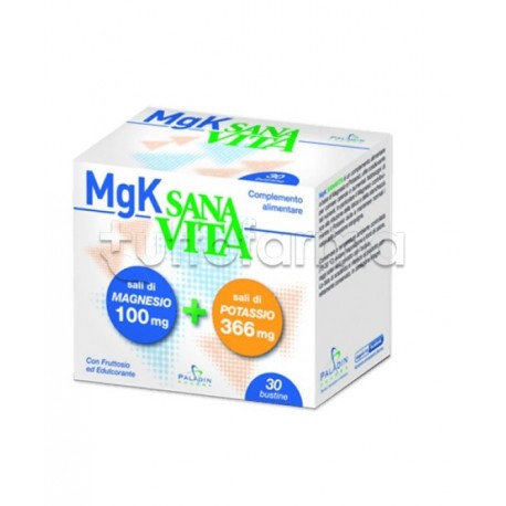 Sanavita MGK Integratore di Magnesio e Potassio 30 Buste