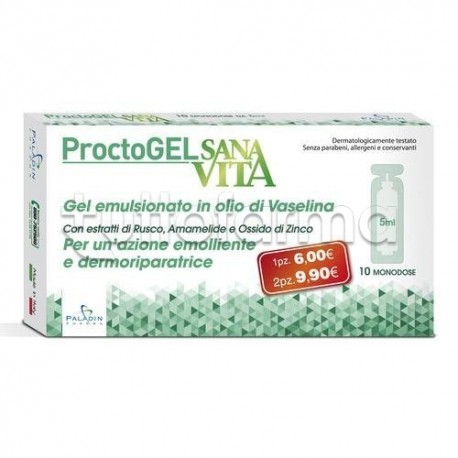 Sanavita Proctogel 10 Flaconcini Monodose