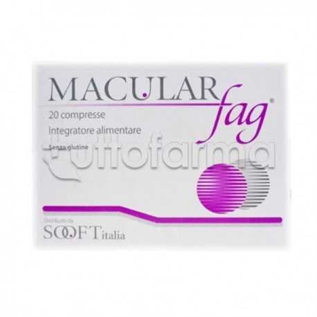Macular Fag Integratore per Occhi e Maculopatia 20 Compresse