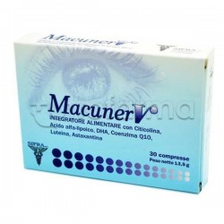 Macunerv Integratore per la Vista 30 Compresse Macunerv Integratore per la Vista 30 Compresse