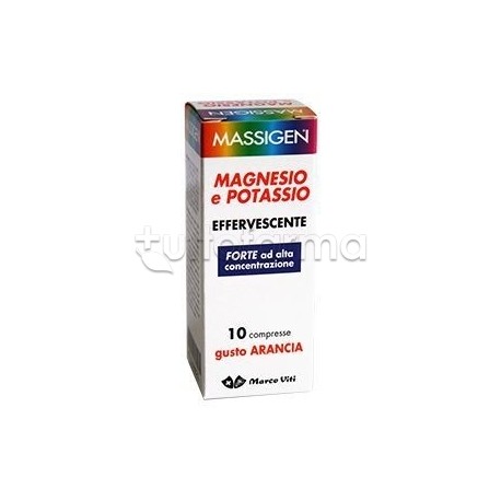 Massigen Magnesio e Potassio 10 Compresse Effervescenti Massigen Magnesio e Potassio 10 Compresse Effervescenti