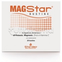 MagStar Integratore Magnesio Potassio e Vitamine 20 Bustine