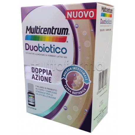 Multicentrum Duobiotico Integratore di Fermenti Lattici 16 Flaconcini