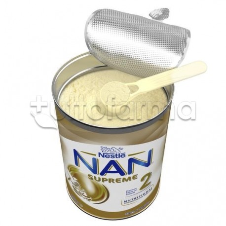 Nestlé NAN Supreme 2 Latte in Polvere per Bambini da 6 Mesi 800 grammi
