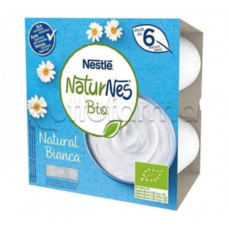 Nestlè NaturNes Biologico Merenda al Latte Bianca 4x90gr