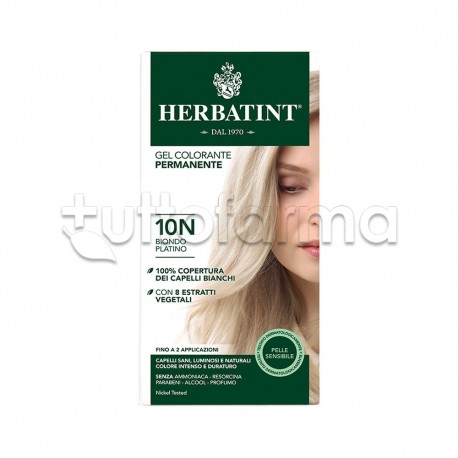 Herbatint 10N Biondo Platino 135ml