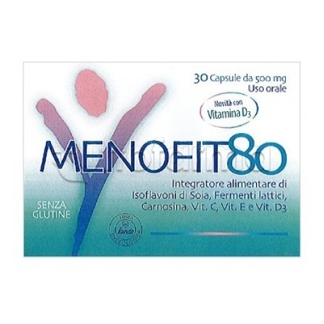Menofit80 Integratore per Donna in Menopausa 30 Capsule