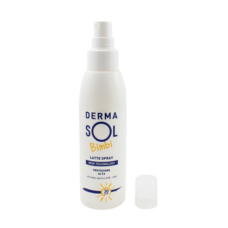 Dermasol Bimbi Latte Solare Spray Protezione Alta SPF 30+ 125 ml