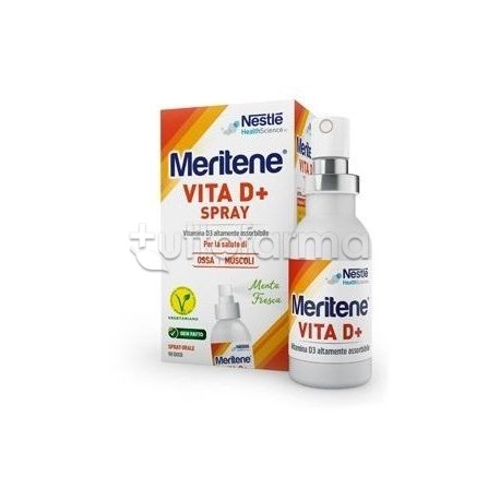 Meritene Vita D+ Spray con Vitamina D per Ossa 18ml