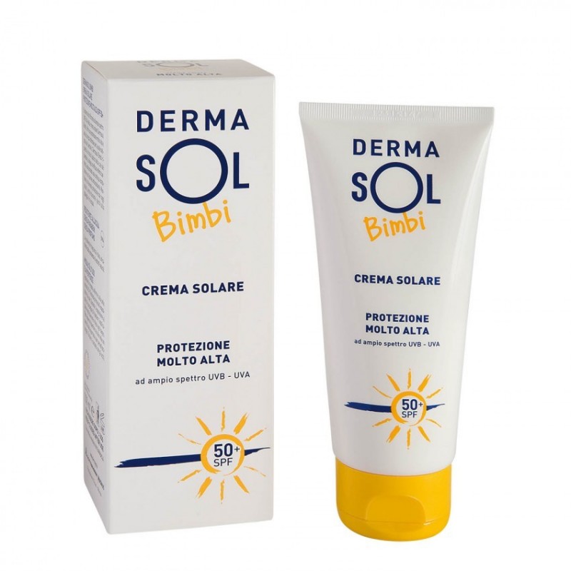 Dermasol Crema Solare Bimbi Protezione Molto Alta SPF 50 + 100 ml