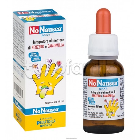 Pediatrica Nonausea Gocce per Bambini contro Nausea e Vomito 15ml