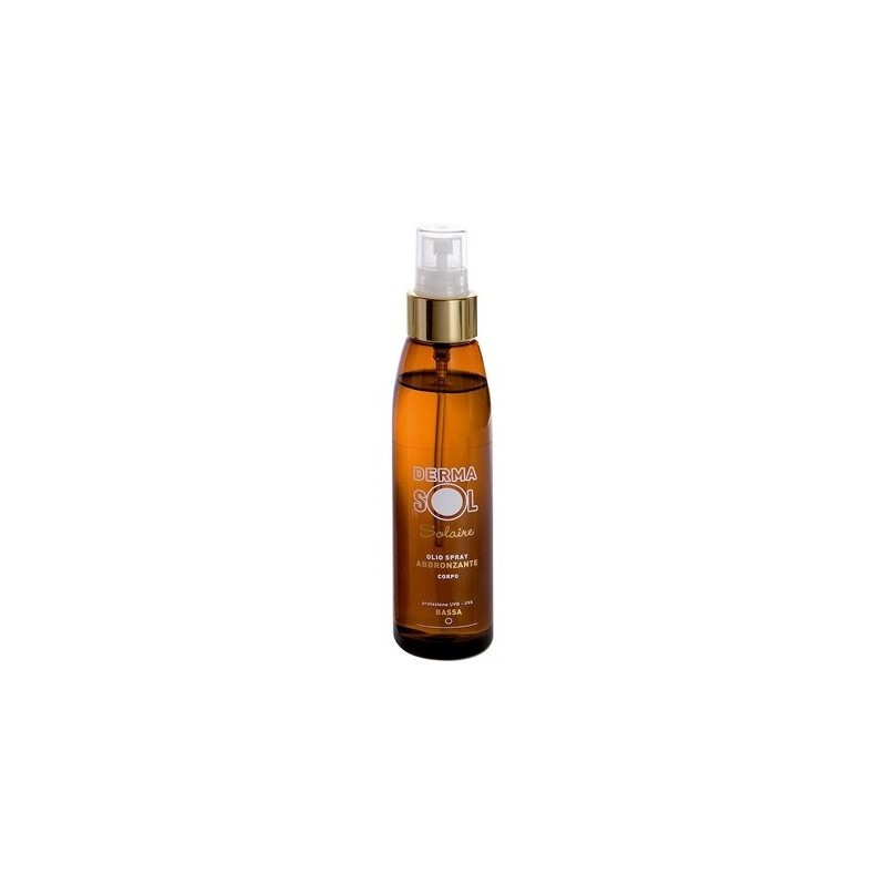 Dermasol Solaire Olio Spray Abbronzante Corpo Protezione Bassa 125 ml Dermasol Solaire Olio Spray Abbronzante Corpo Protezione Bassa 125 ml