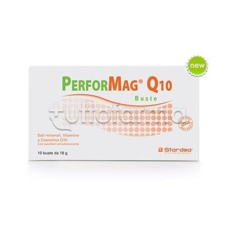 PerforMag Q10 Integratore di Magnesio per Stanchezza e Stress 10 Bustine