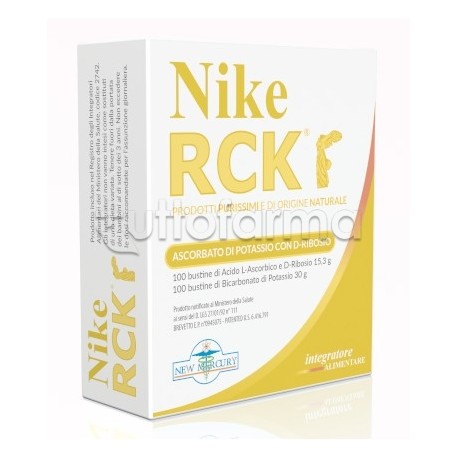 Nike RCK Integratore Antiossidante con Ascorbato di Potassio 200 Bustine
