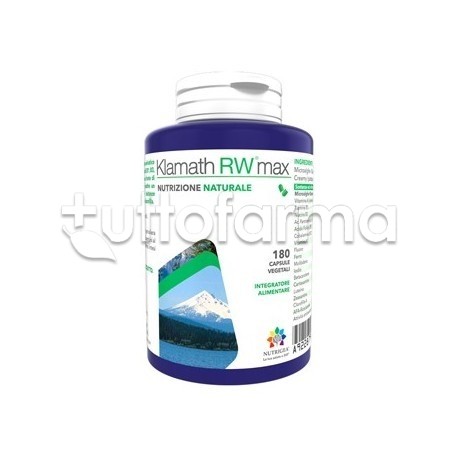 Nutrigea Klamath RW Max Integratore Ricostituente 180 Capsule Nutrigea Klamath RW Max Integratore Ricostituente 180 Capsule