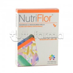 Nutrigea NutriFlor Integratore per Benessere Intestinale 180 Capsule Nutrigea NutriFlor Integratore per Benessere Intestinale 180 Capsule