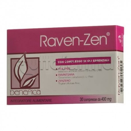 Raven Zen con Oli Essenziali per Disturbi Invernali 30 Tavolette