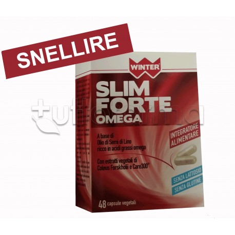 Winter Slim Forte Omega Integratore per Perdita di Peso 48 Capsule Winter Slim Forte Omega Integratore per Perdita di Peso 48 Capsule