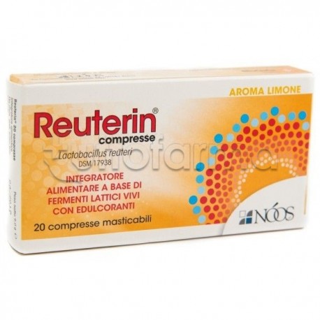 Reuterin Fermenti Lattici con Lactobacillus Reuterii 20 Compresse Reuterin Fermenti Lattici con Lactobacillus Reuterii 20 Compresse