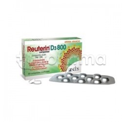 Reuterin D3 800 con Fermenti Lattici e Vitamina D 20 Compresse Reuterin D3 800 con Fermenti Lattici e Vitamina D 20 Compresse