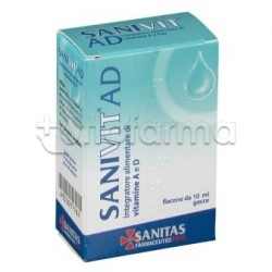 Sanivit AD Gocce per Bambini con Vitamina A e D 10ml Sanivit AD Gocce per Bambini con Vitamina A e D 10ml