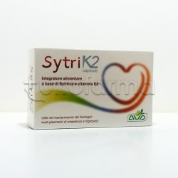 Sytri K2 Integratore per Colesterolo e Trigliceridi 30 Capsule Sytri K2 Integratore per Colesterolo e Trigliceridi 30 Capsule