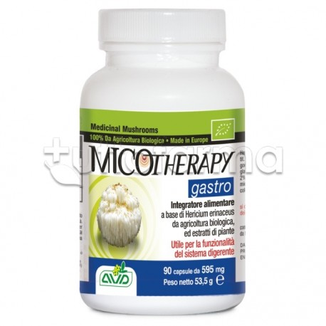 Micotherapy Gastro Integratore per Benessere Gastrointestinale 90 Capsule