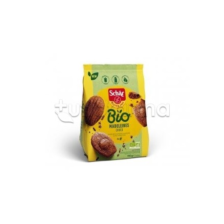 Schar Bio Maddalene Al Cioccolato Madeleines Choco Senza Glutine 150gr Schar Bio Maddalene Al Cioccolato Madeleines Choco Senza Glutine 150gr