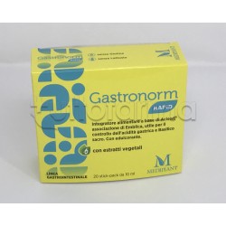 Eubioflora Gastronorm Rapid Per Bruciore E Acidità Di Stomaco20 Stick Liquidi