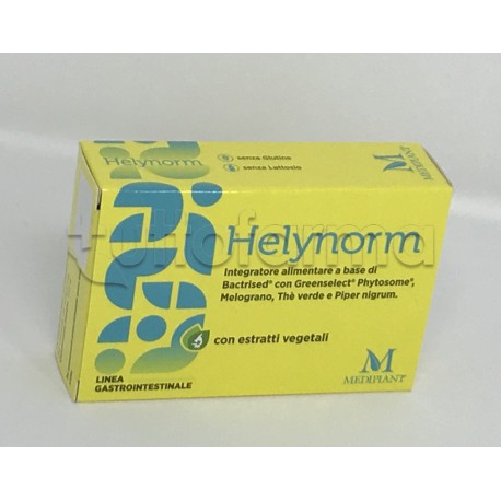 Eubioflora Helynorm Per Infezione Helycobacter Pylori 30 Capsule