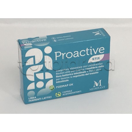 Eubioflora Proactive Stix Fermenti Lattici Per Stitichezza 20 Capsule Eubioflora Proactive Stix Fermenti Lattici Per Stitichezza 20 Capsule