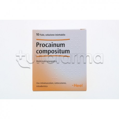 Procainum Compositum Heel Guna 10 Fiale Medicinale Omeopatico 2,2ml