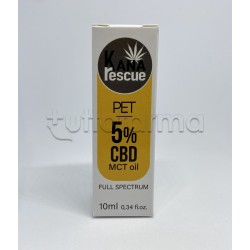 KanaRescue Olio con Cannabis CBD 5% Uso Veterinario 10ml