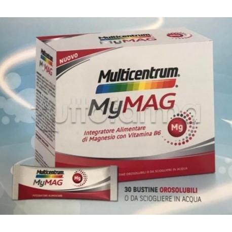 Multicentrum Boost Magnesio Integratore di Magnesio 30 Bustine