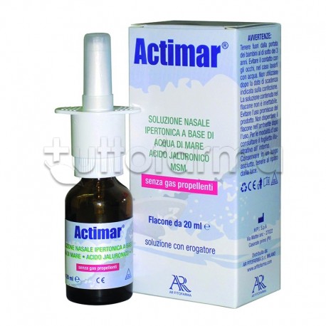 Actimar Spray Nasale Per Naso Chiuso 3% 20ml