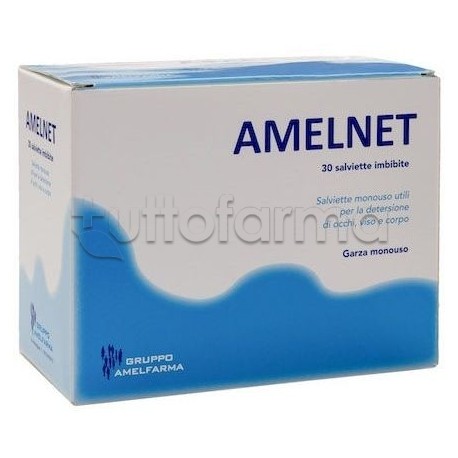Amelnet Garze Monouso per Igiene degli Occhi 30 Salviette Amelnet Garze Monouso per Igiene degli Occhi 30 Salviette
