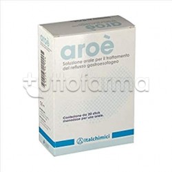 Aroè Soluzione Orale per Il Reflusso 20 Stick Orali Monodose